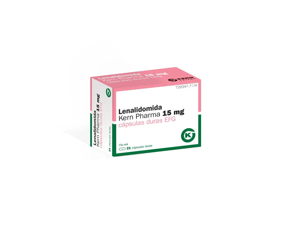 Lenalidomide Krka 15 mg hard capsules EFG capsules, hard