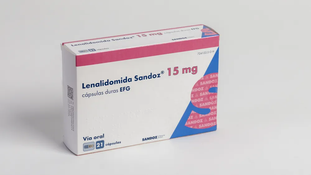 Lenalidomide Sandoz 15 mg capsule rigide EFG capsule, rigide