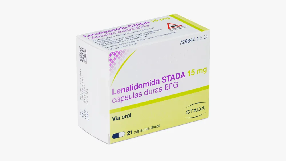 Lenalidomide Stada 15 mg hard capsules EFG capsules, hard