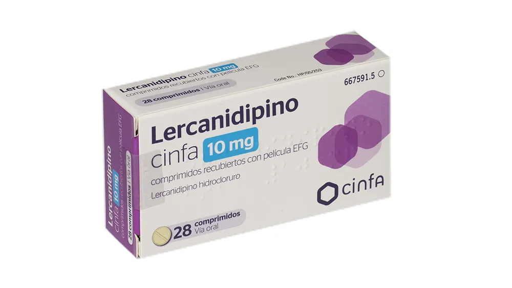 Lercanidipino Cinfa 10 mg film-coated tablets EFG tablets, film-coated