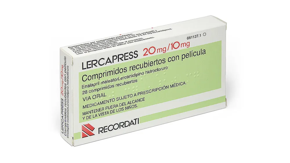 Lercapress 20 mg/10 mg compresse rivestite con film compresse, rivestite con film