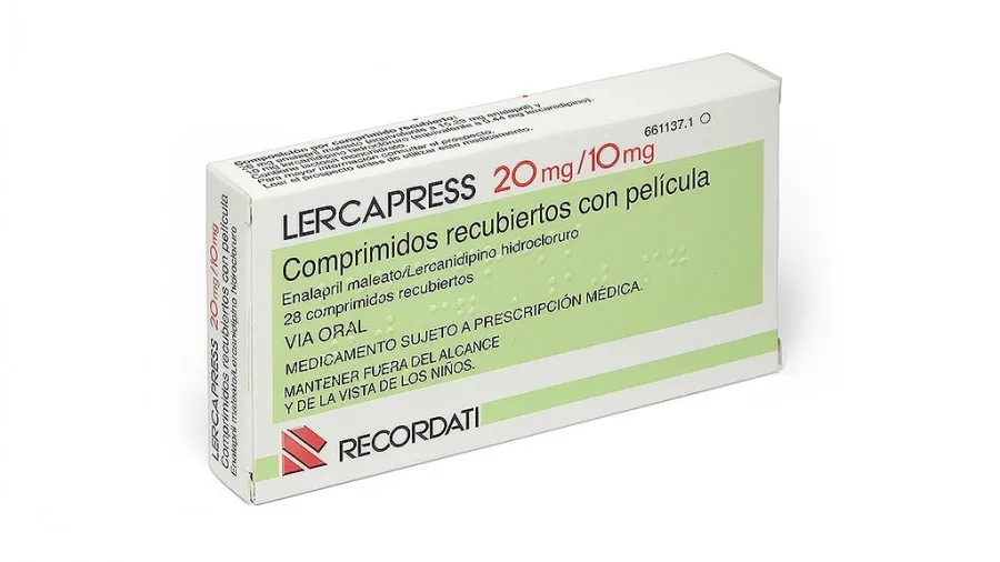 Lercapress 20 mg/20 mg compresse rivestite con film compresse, rivestite con film