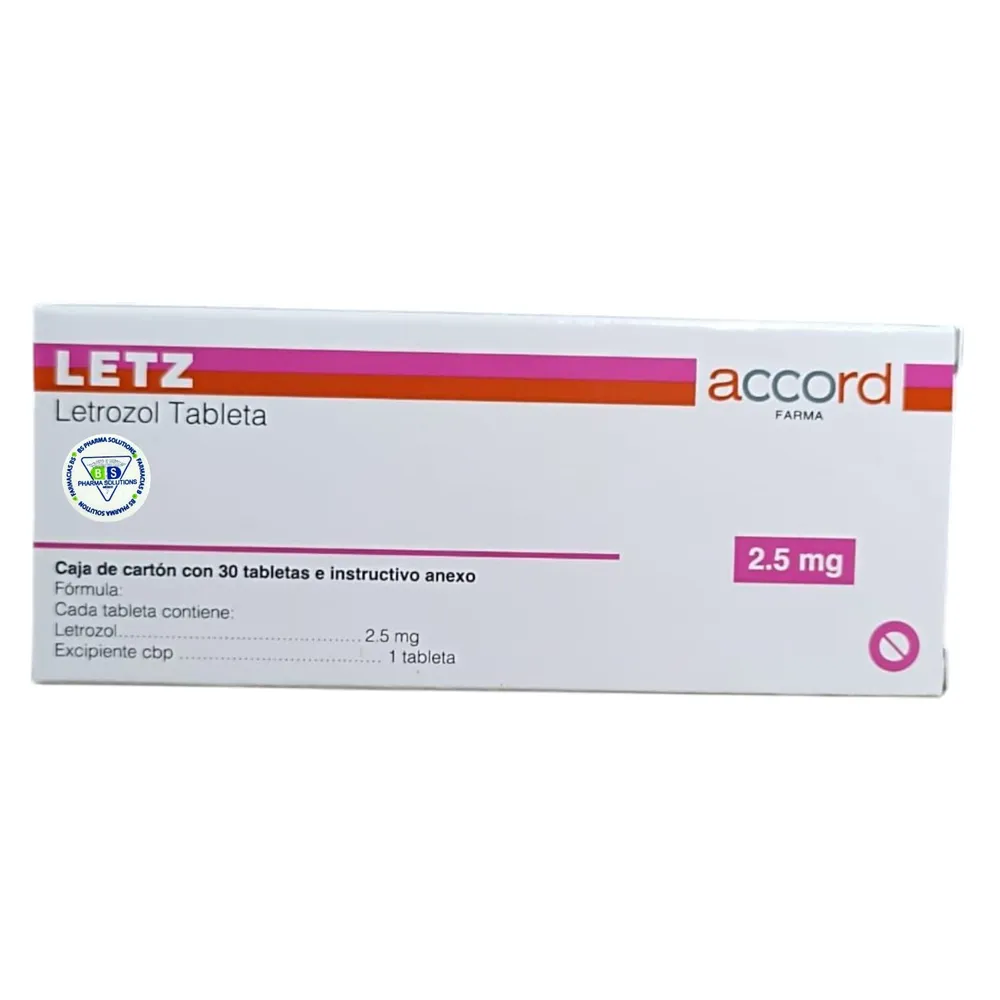 LETROZOL ACCORD 2,5 mg COMPRIMIDOS RECUBIERTOS CON PELICULA EFG COMPRIMIDO RECUBIERTO CON PELÍCULA