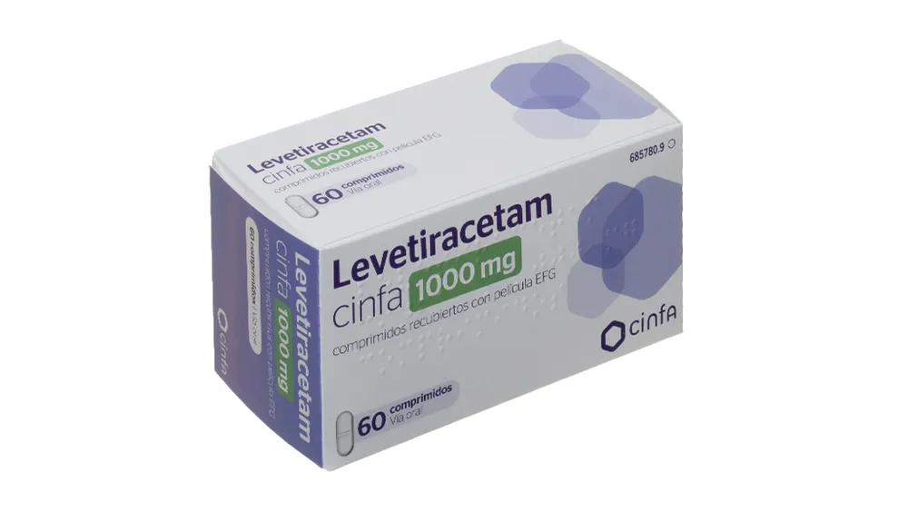 Levetiracetam CINFA 1000 mg film-coated tablets EFG tablets, film-coated