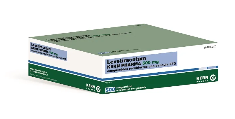 Levetiracetam Kern Pharma 500 mg compresse rivestite con film EFG compresse, rivestite con film