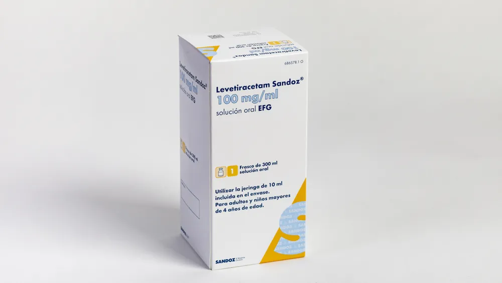 Levetiracetam Sandoz 100 mg/ml oral solution EFG solution, oral