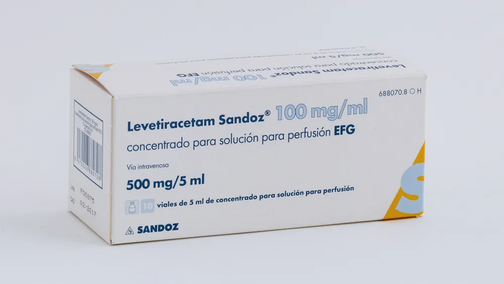 Levetiracetam Sun 100 mg/ml concentrato per soluzione per infusione EFG soluzione per infusione, concentrato per preparazione di