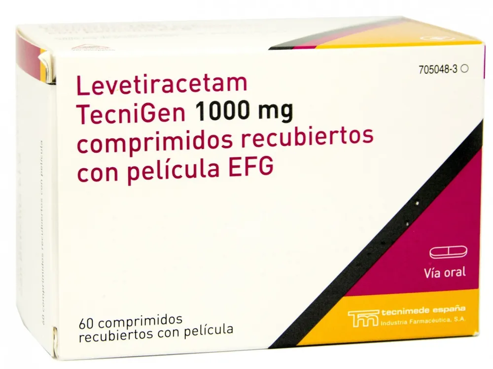 LEVETIRACETAM TEVA 1000 mg COMPRIMIDOS RECUBIERTOS CON PELICULA EFG COMPRIMIDO RECUBIERTO CON PELÍCULA