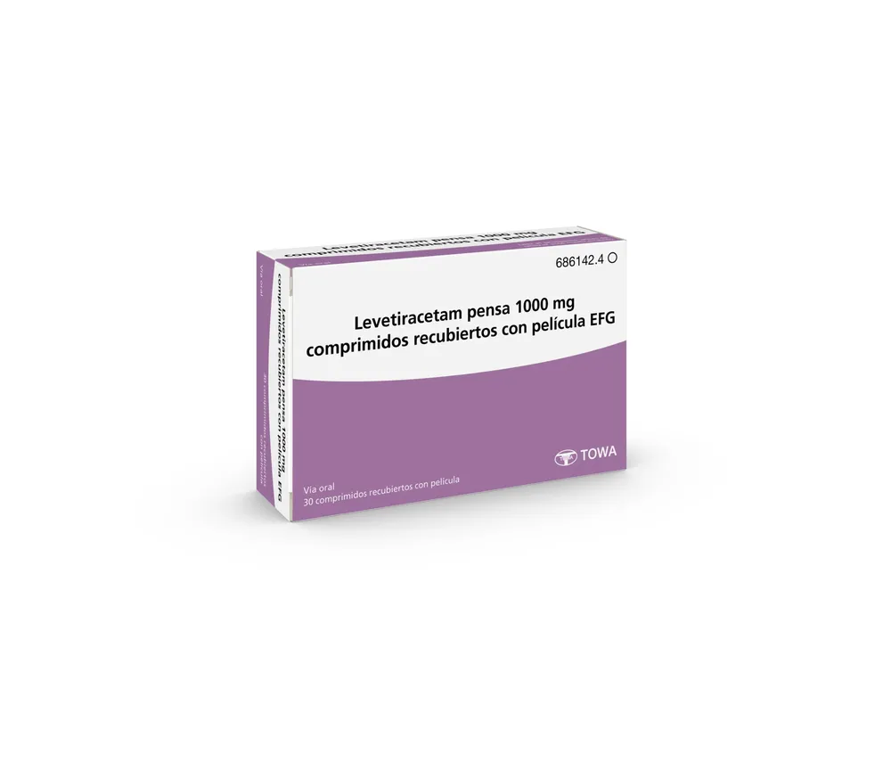 LEVETIRACETAM VIATRIS 1000 MG COMPRIMIDOS RECUBIERTOS CON PELICULA EFG COMPRIMIDO RECUBIERTO CON PELÍCULA