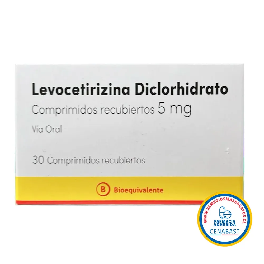 Levocetirizina Cinfa 5 mg compresse rivestite con film EFG compresse, rivestite con film