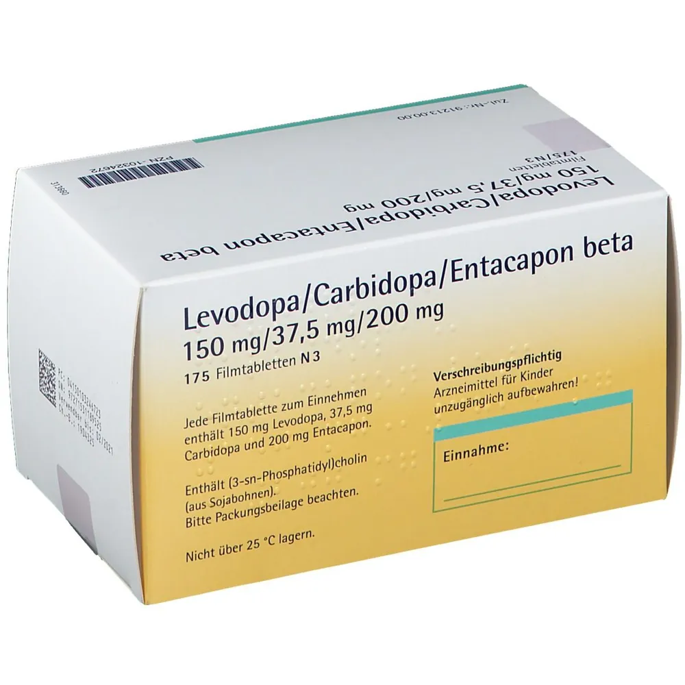Levodopa/carbidopa/entacapona Abdi 150 mg/37,5 mg/200 mg compresse rivestite con film EFG compresse, rivestite con film