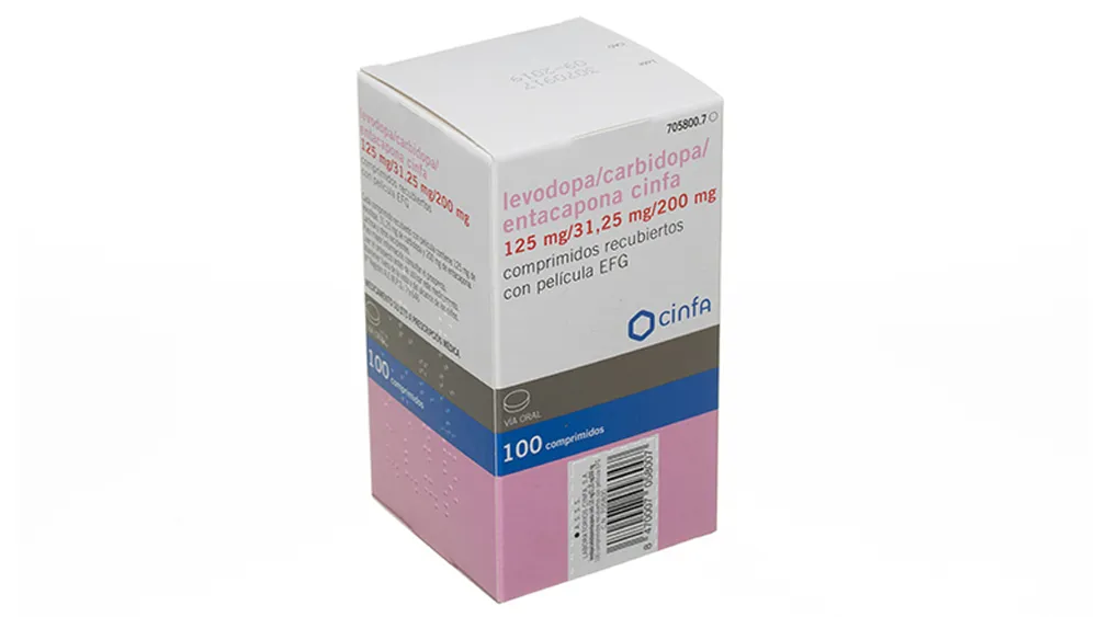 Levodopa/carbidopa/entacapone CINFA 125 mg/31.25 mg/200 mg film-coated tablets EFG tablets, film-coated