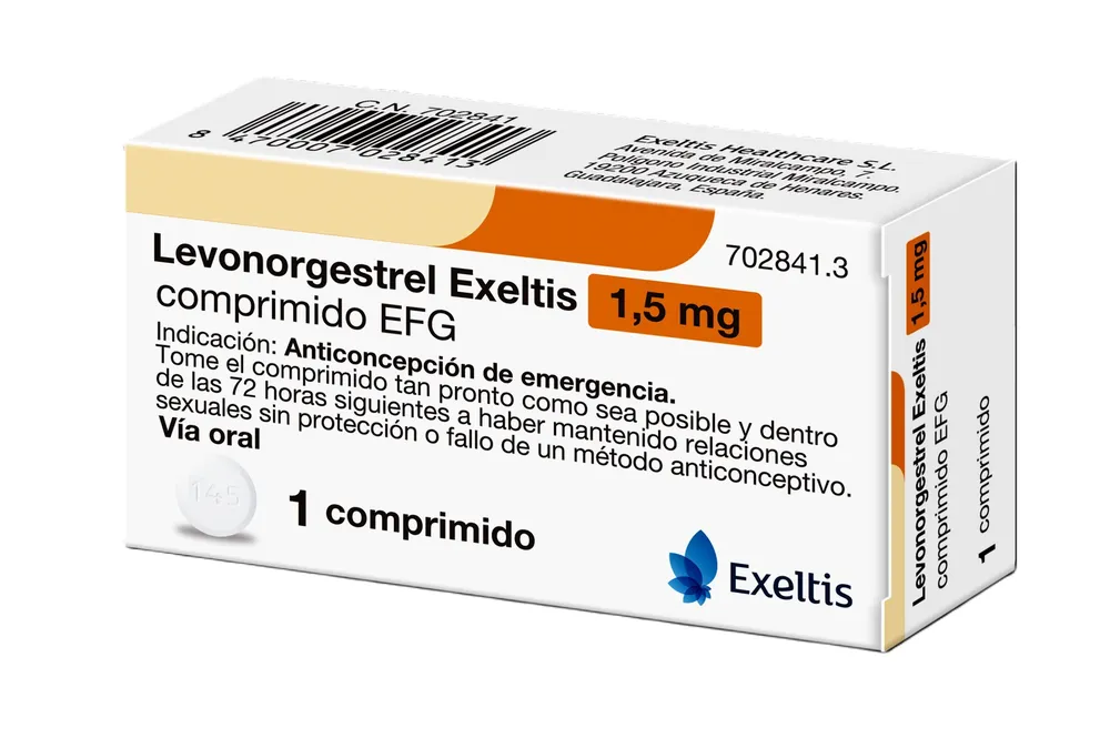 Levonorgestrel Exeltis 1,5 mg tablet EFG tablets