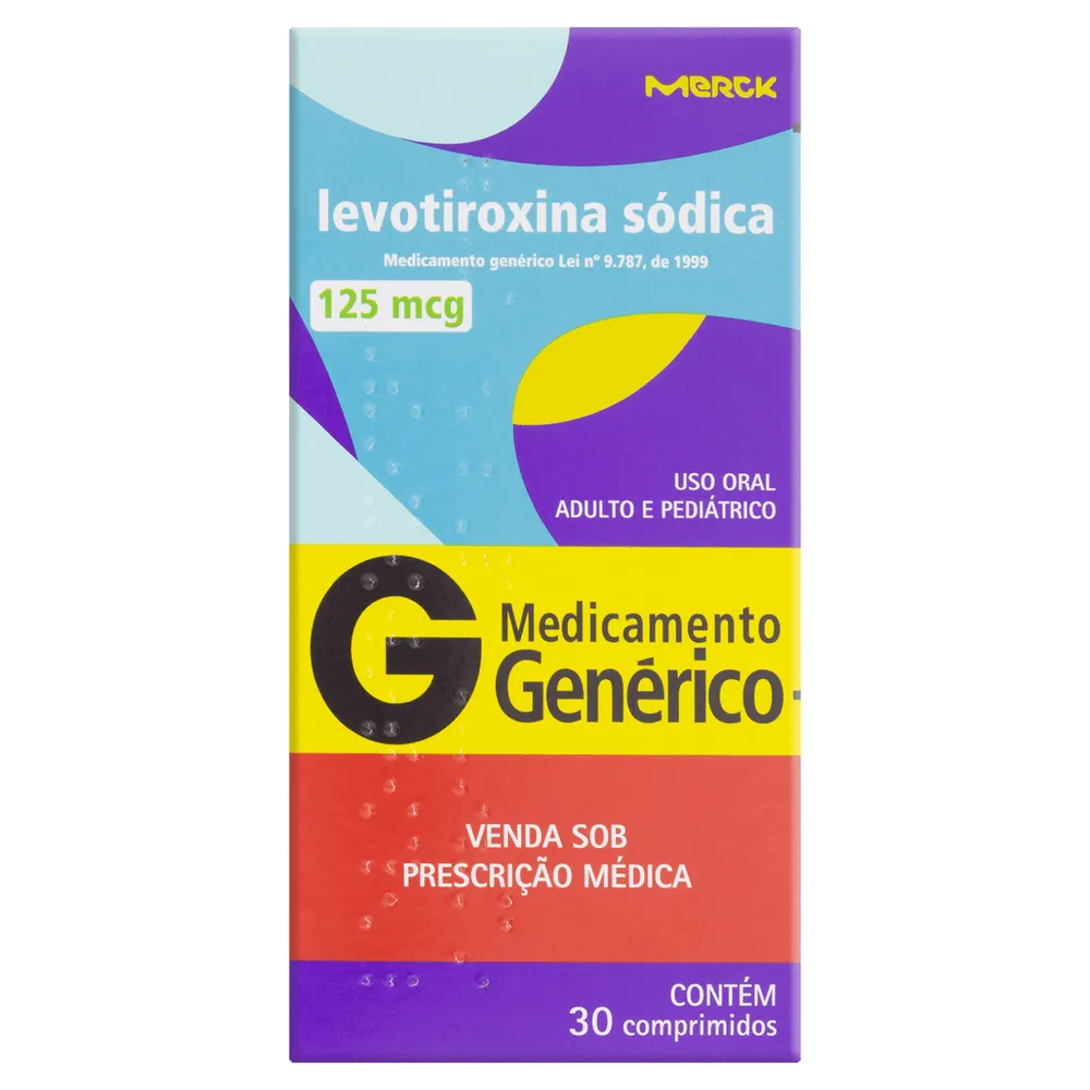 Levotiroxina sodica Teva 125 microgrammi compresse EFG compresse