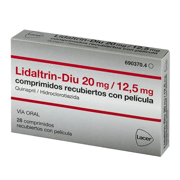 Lidaltrin DIU 20 mg/12,5 mg compresse rivestite con film compresse, rivestite con film