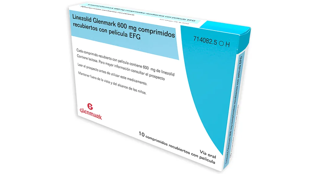 Linezolid Glenmark 600 mg compresse rivestite con film EFG compresse, rivestite con film
