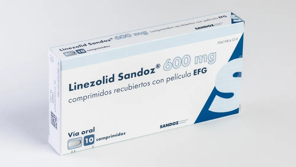 Linezolid Sandoz 600 mg film-coated tablets EFG tablets, film-coated