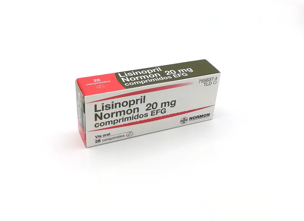 Lisinopril Normon 20 mg tablets EFG tablets