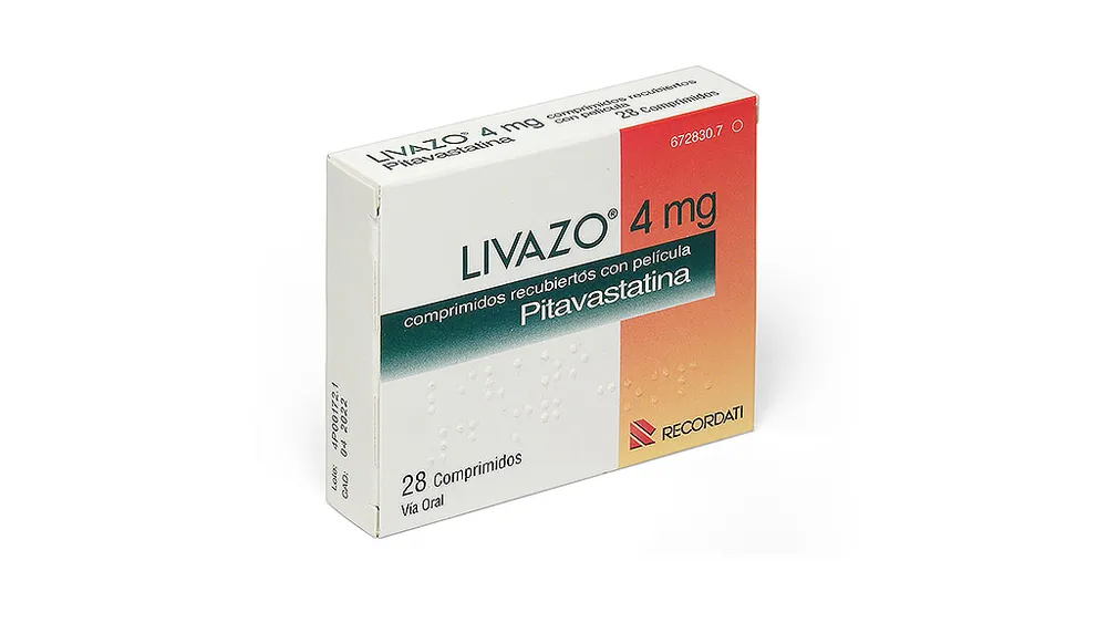 LIVAZO 4 mg COMPRIMIDOS RECUBIERTOS CON PELICULA COMPRIMIDO RECUBIERTO CON PELÍCULA