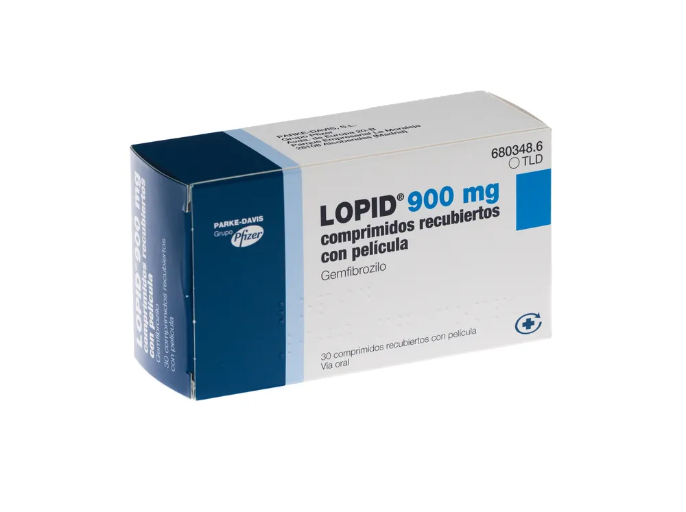 Lopid 900 mg film-coated tablets tablets, film-coated