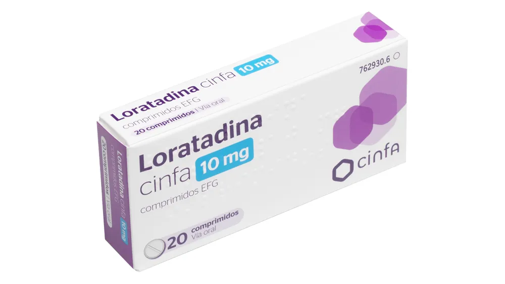 Loratadine CINFA 10 mg tablets EFG tablets
