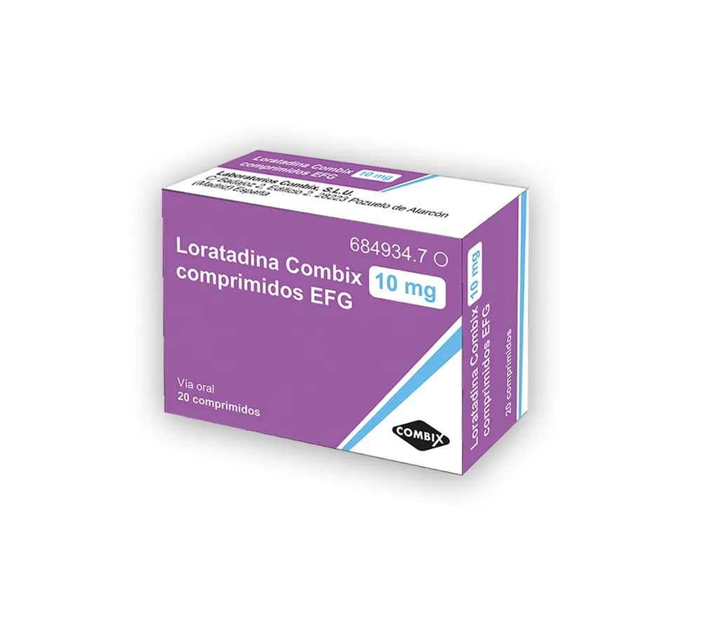 Loratadine Combix 10 mg tablets EFG tablets