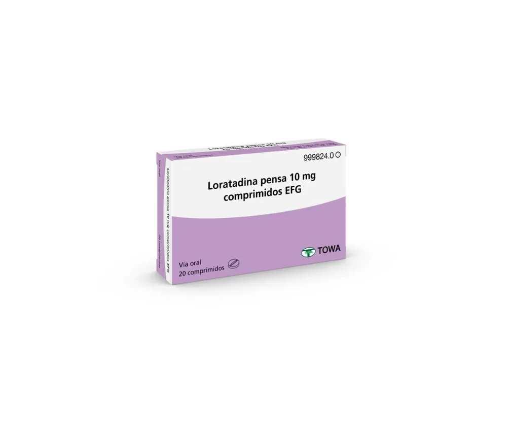 LORATADINA PENSA 10 MG COMPRIMIDOS EFG COMPRIMIDO
