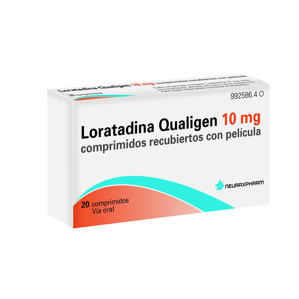 Loratadina Qualigen 10 mg compresse rivestite con film compresse, rivestite con film