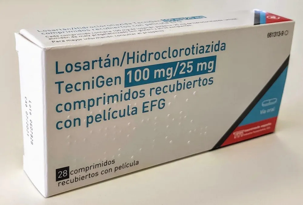 Losartan/idroclorotiazide Ababor 100/25 mg compresse rivestite con film EFG compresse, rivestite con film