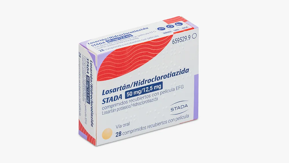 Losartan/idroclorotiazide Stada 50/12,5 mg compresse rivestite con film EFG compresse, rivestite con film