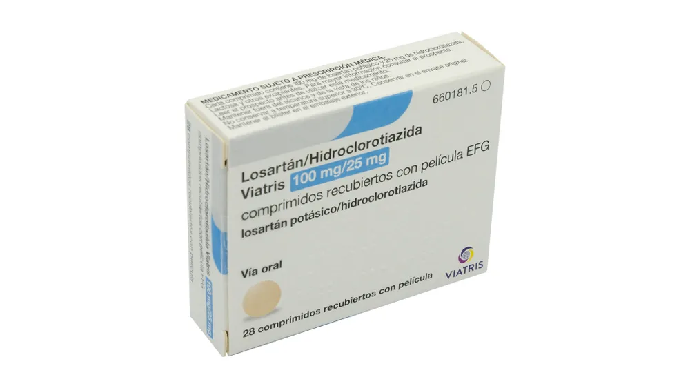 Losartan/idroclorotiazide Viatris 100/25 mg compresse rivestite con film EFG compresse, rivestite con film