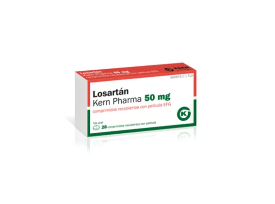 Losartan Kern Pharma 50 mg film-coated tablets EFG tablets, film-coated