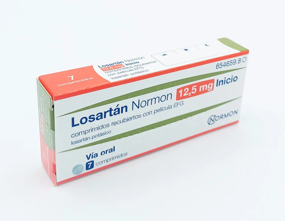 Losartan Normon 12.5 mg starting film-coated tablets EFG tablets, film-coated
