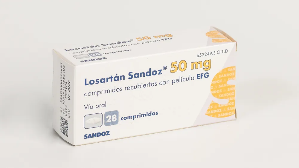 Losartan Sandoz 50 mg compresse rivestite con film EFG compresse, rivestite con film