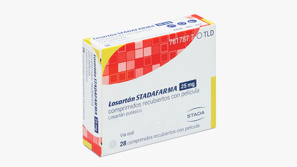 Losartan Stadafarma 25 mg compresse rivestite con film compresse, rivestite con film