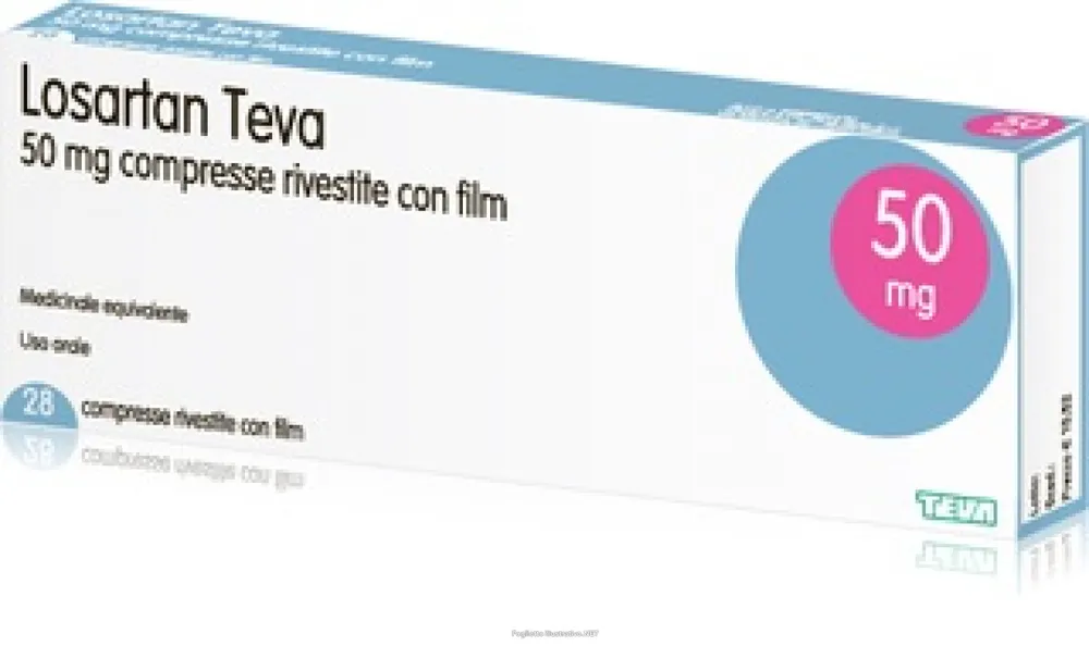Losartan Teva-Ratio 50 mg film-coated tablets EFG tablets, film-coated