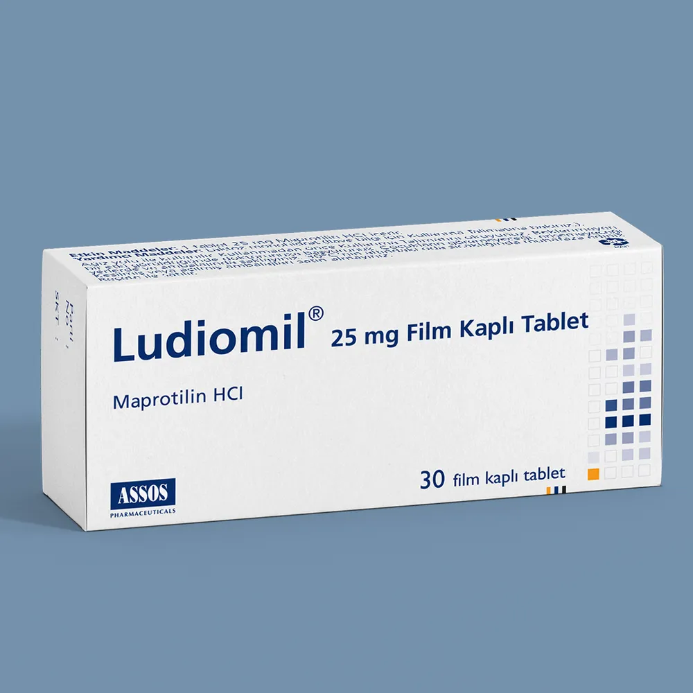 Ludiomil 25 mg film-coated tablets tablets