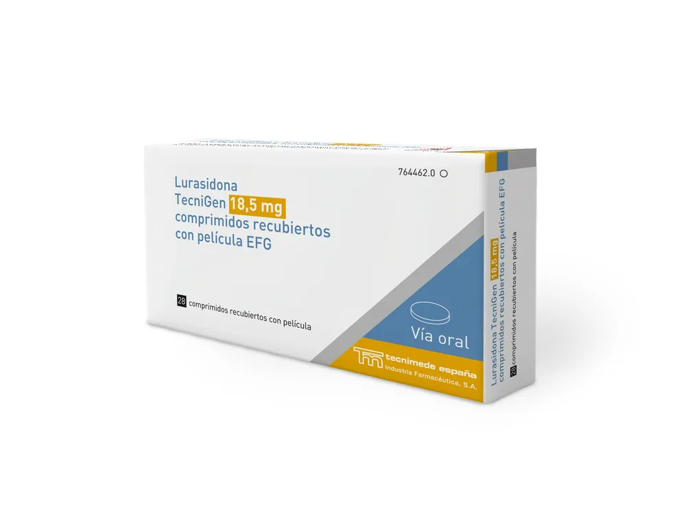 Lurasidone Tecnigen 18,5 mg compresse rivestite con film EFG compresse, rivestite con film