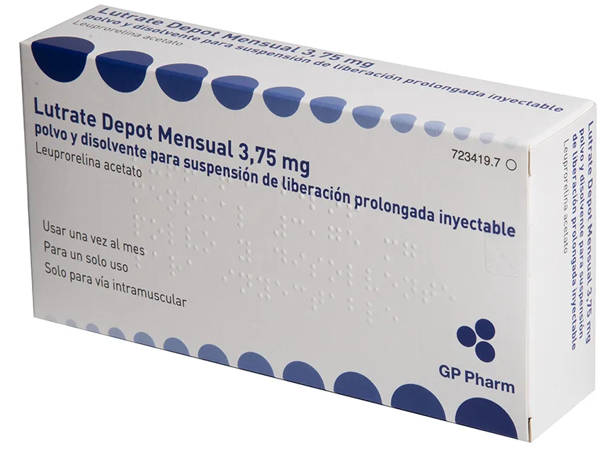 Lutrate Depot Mensual 3,75 mg polvere e solvente per sospensione a rilascio prolungato iniettabile polvere e solvente per sospensione iniettabile a rilascio prolungato