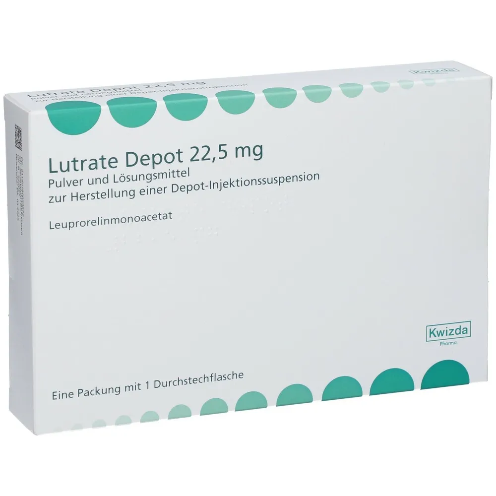 Lutrate Depot Trimestral 22,5 mg polvere e solvente per sospensione iniettabile a rilascio prolungato polvere e solvente per sospensione iniettabile a rilascio prolungato