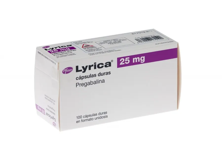 Lyrica 25 mg capsule rigide capsule, rigide