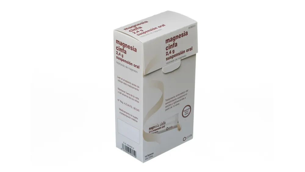Magnesia Cinfa 2,4 g sospensione orale sospensione, orale