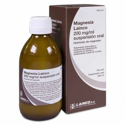 Magnesia Lainco 200 mg/ml sospensione orale sospensione, orale