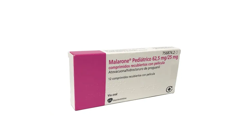 Malarone Pediatric 62.5 mg/25 mg film-coated tablets tablets, film-coated