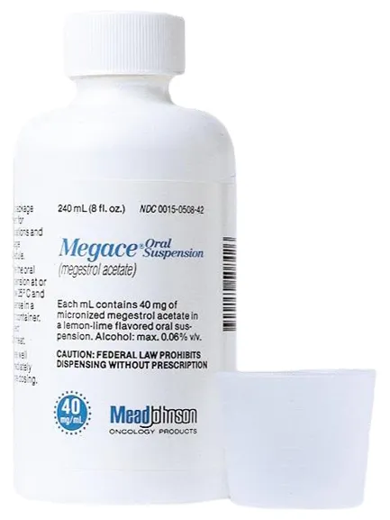 Maygace Altas Dosis 40 mg/ml oral suspension suspension, oral