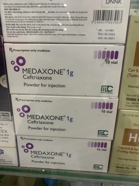 Medaxone 1 g powder for injection and for infusion EFG powder for injectable solution and for perfusion