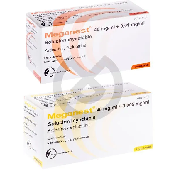 Meganest 40 mg/ml + 5 microgramos/ml solution for injection solution for injection