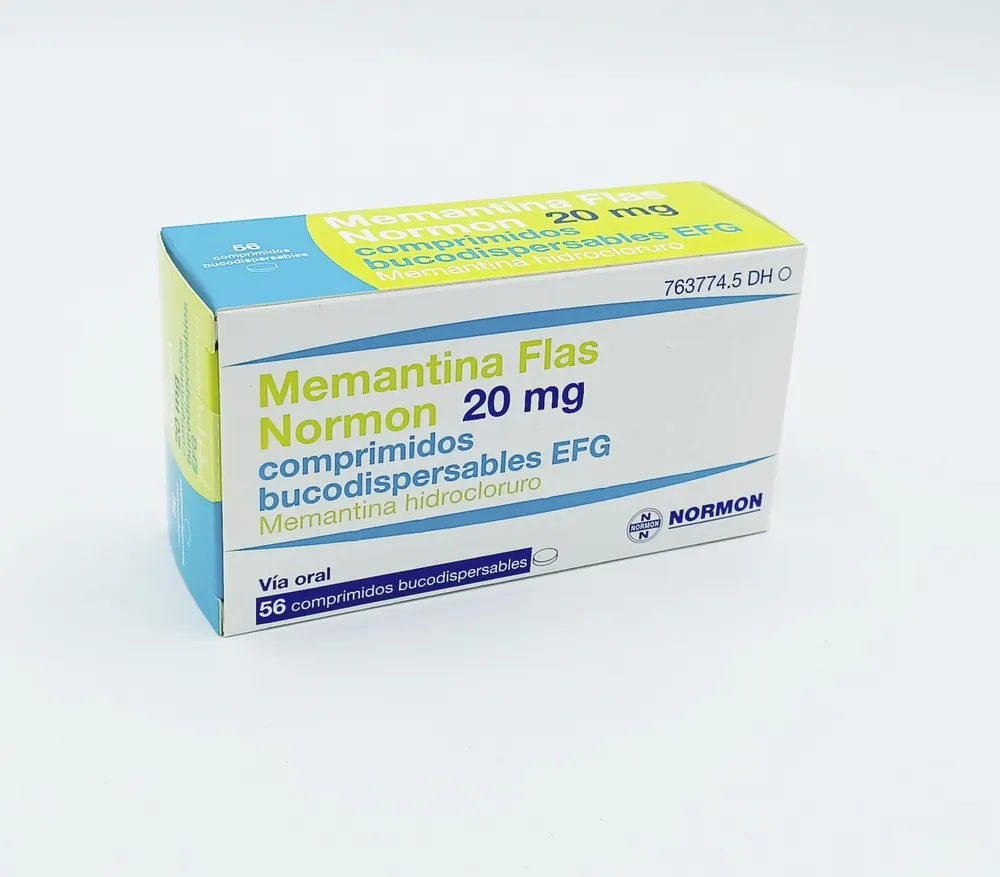 Memantina Flas Normon 20 mg compresse bucodispersabili EFG compresse, bucodispersabili