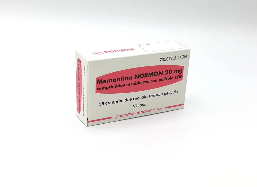 MEMANTINA NORMON 20 MG COMPRIMIDOS RECUBIERTOS CON PELICULA EFG COMPRIMIDO RECUBIERTO CON PELÍCULA