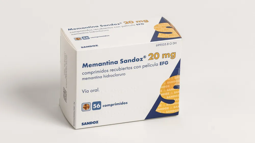 Memantina Sandoz 20 mg film-coated tablets EFG tablets, film-coated